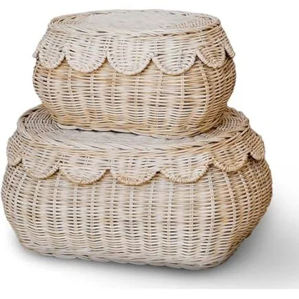 Eco-Friendly Handwoven Seagrass Storage Basket - Image 2